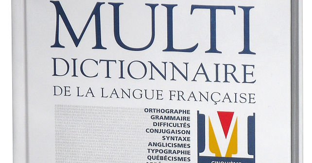 Le Multidictionnaire de la langue franaise